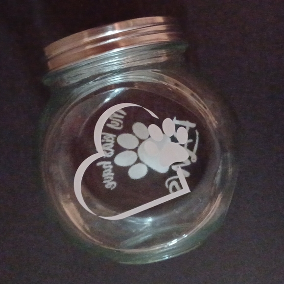 Handmade Pet Treat Jar - Picture 2 of 2